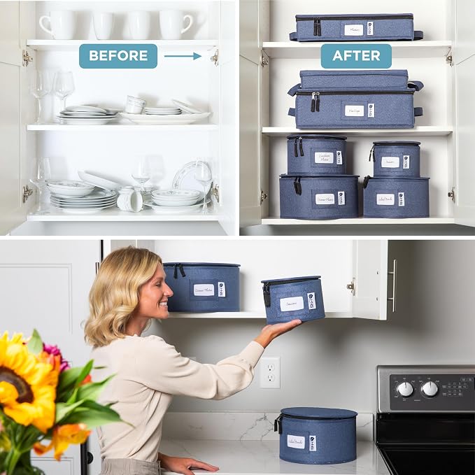 Hard Shell China Storage Containers 8-Piece Set Moving Boxes - Image 8