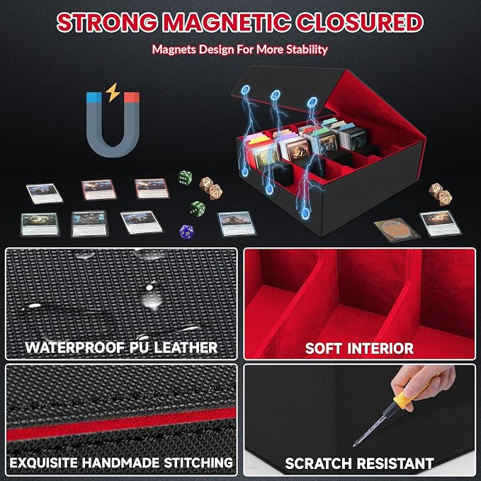 AOBOPLE Trading Card Storage Box, 3200+ Card Box Storage - Image 3