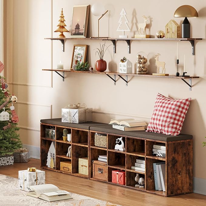 DINZI LVJ Shoe Storage Bench - Image 2