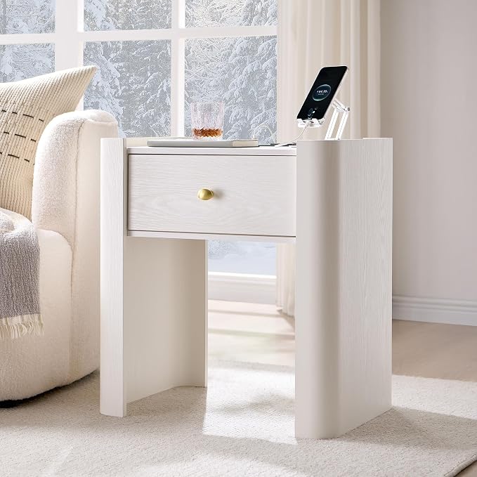 23.6" Tall Modern Nightstand - Image 7