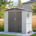 6x4 FT Outdoor Weatherproof Storage Shed, Secure Wood Bike Shed w/Lockable Entry by AEMSOFK