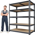 72" H Storage Shelves with Reinforced, 2000LBS Garage Shelving, Adjustable by CypBedCozyHomeLiving