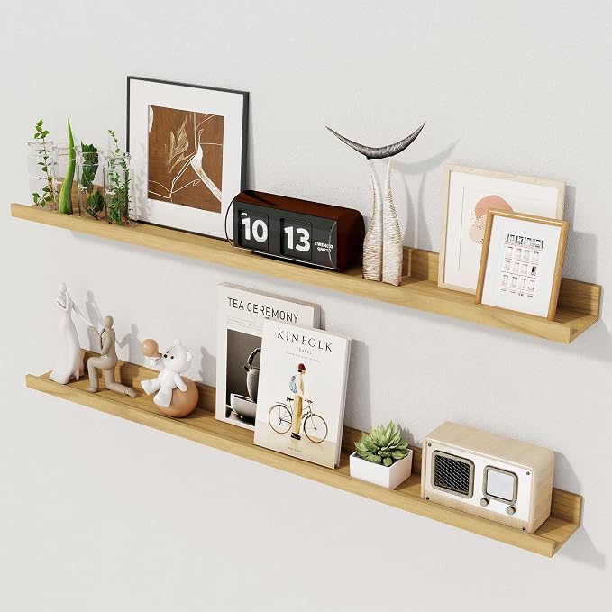 Axeman Oak Floating Shelves by Axeman