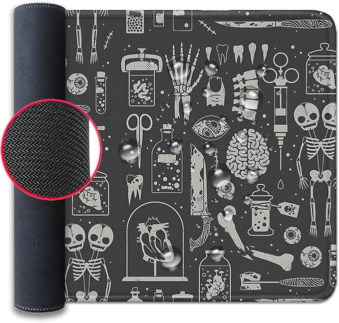 Human Skeleton Medical Mouse Pad, Large X Ray Mousepad Desk Pad - Image 7