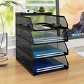 Natwind 4-Tier Desk Organizer, Stackable Paper Tray, Desk Accessories, Metal by Natwind