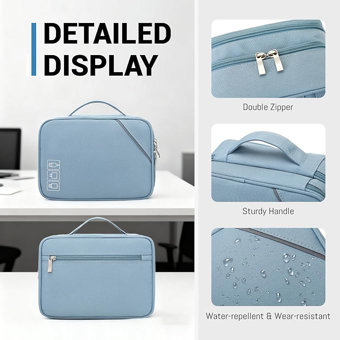 Lanola Electronic Accessories Case, Electronics Travel Organizer, Portable - Image 5