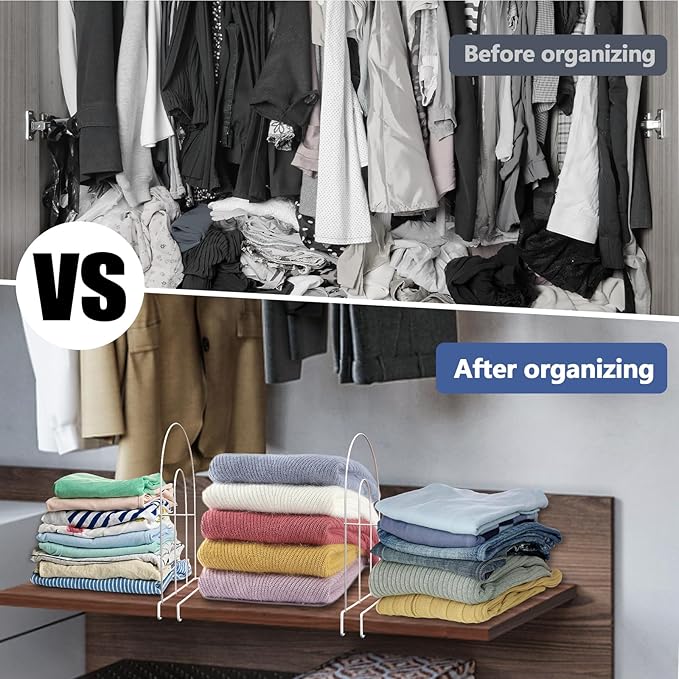 4-Pack 12" Tall Shelf Dividers - Image 4