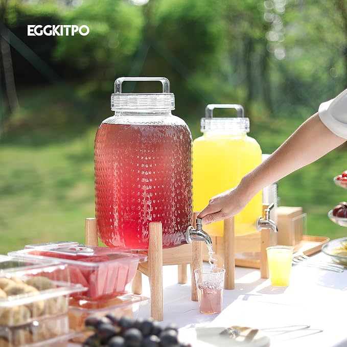 EGGKITPO 1.5 Gallon Polycarbonate Drink Dispensers - Image 5