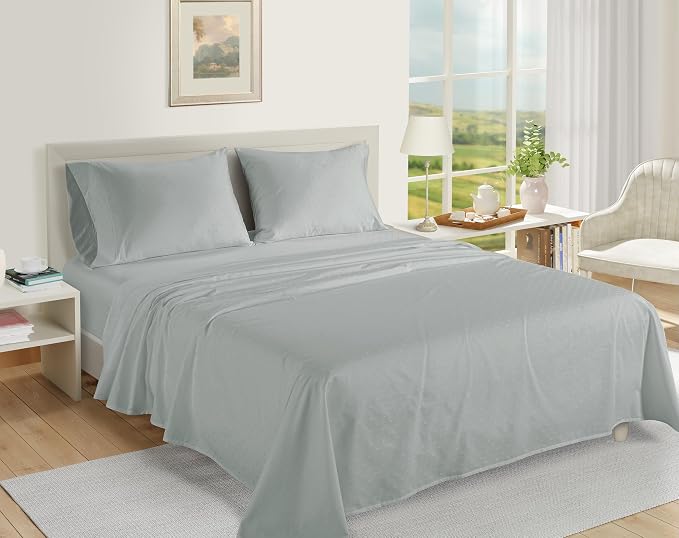 LANE LINEN Pillow Case Covers King, 100% Egyptian Cotton Sateen, Soft Cool & - Image 2
