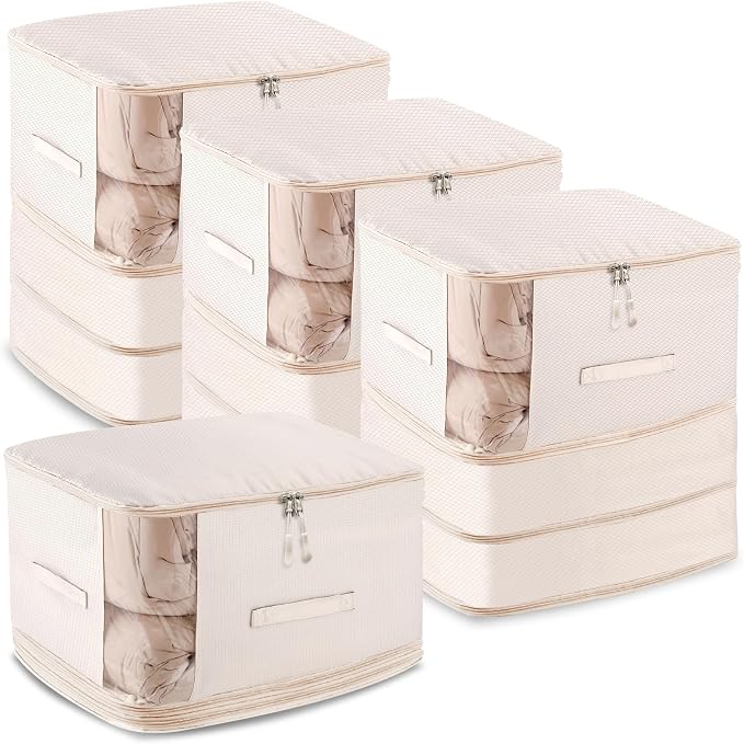 4 Pack Space Saving Comforter Storage Bag by Unknown