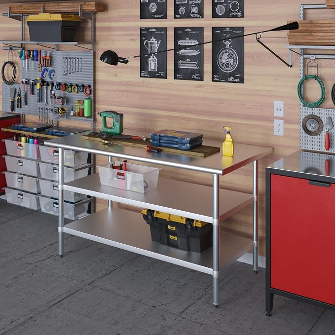 AmGood Stainless Steel Work Table - Image 7