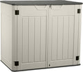 EHHLY Horizontal Resin Storage Shed, 47 Cuft Garden Tool Sheds & Outdoor Storage by EHHLY