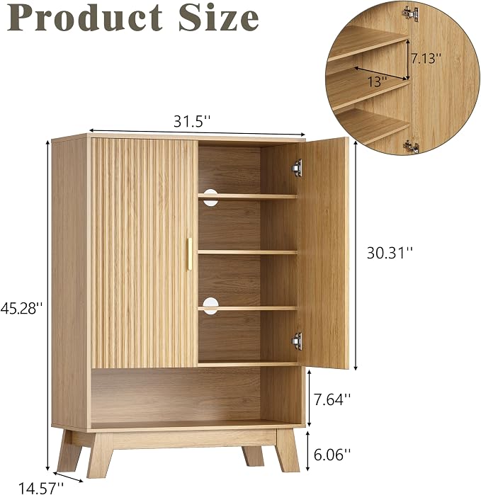 Shoe Cabinet Storage for Entryway - Image 2