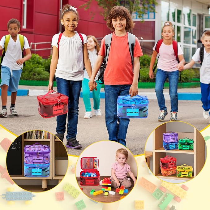 6 Pack Clear Toy Storage Bag - Image 8