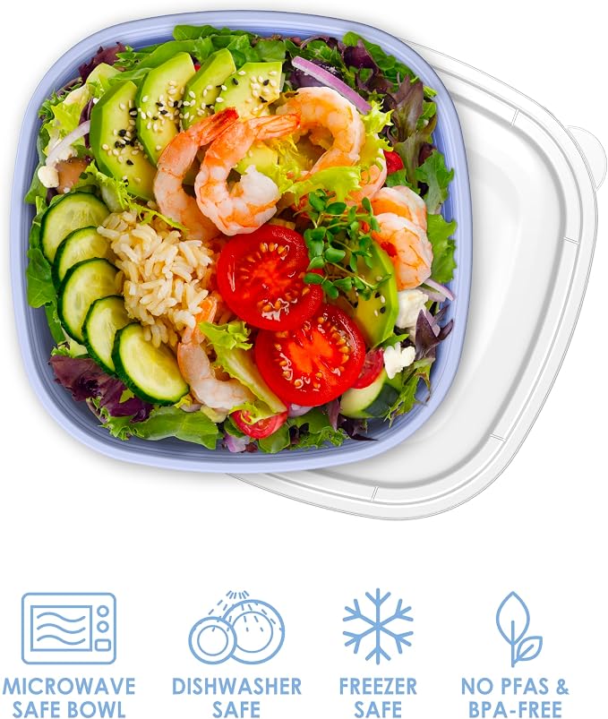 Bentgo Prep - 1-Compartment Bowls - Reusable, Microwaveable - Image 3