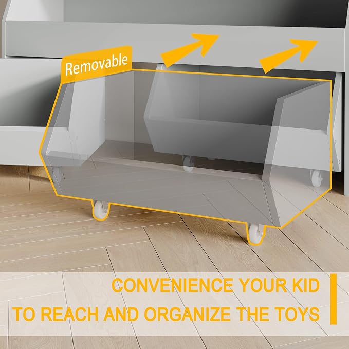 Toy Storage Organizer for Kids, Toy Storage Cabinet - Image 3