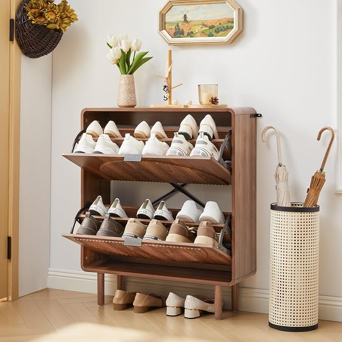 Turtle&Myrtle Modern Shoe Storage Cabinet - Image 6