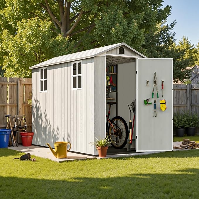 Patiowell 4x8 FT Outdoor Storage Shed - Image 3