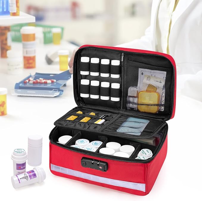 Damero Locking Pill Bottle Organizer - Image 8