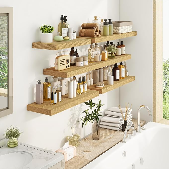 Fun Memories Floating Shelves 48 Inch Long, 9.3Inch Deep Floating Shelves - Image 7