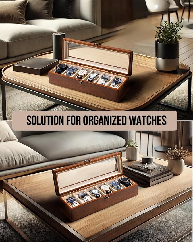 Watch Box, Watch Case for Men Women - Image 4