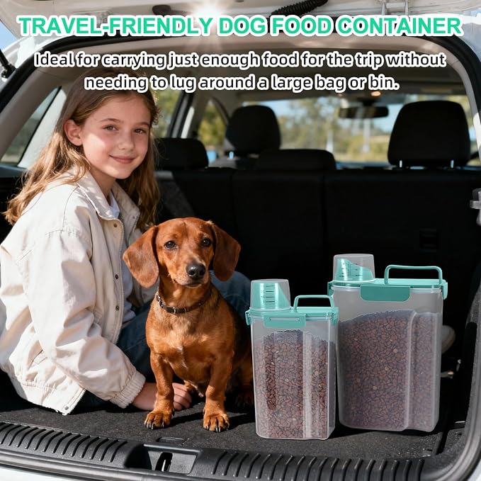 TBMax Dog Food Storage Containers 2 Pack 8 to 10 Lbs, Airtight Pet Food - Image 4