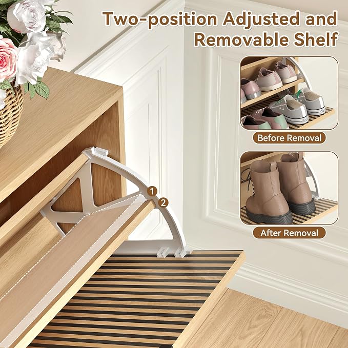 Shoe Storage Cabinet for Entryway - Image 4