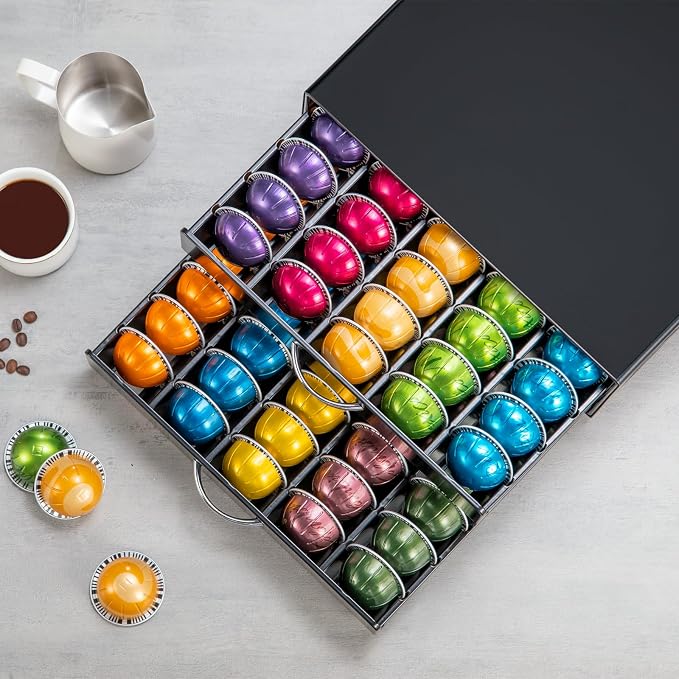ZCDCP 2-Tier 100-Capacity Vertuo Pod Organizer - Image 5