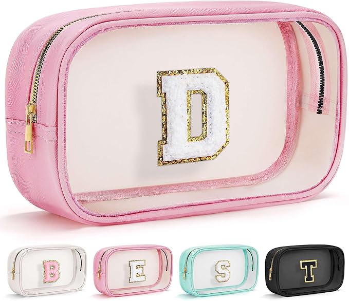 YOOLIFE Christmas Stocking Stuffers | Travel Toiletry Bag | Pink Clear Makeup by YOOLIFE