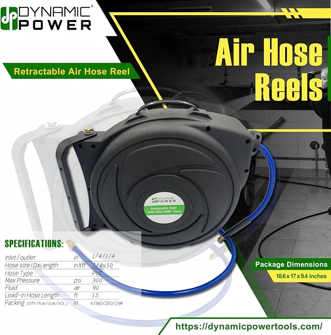 Elite Retractable Air Hose Reel - Image 2