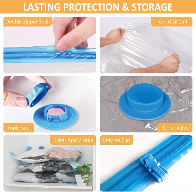 22 Pack Vacuum Storage Bags - Image 6