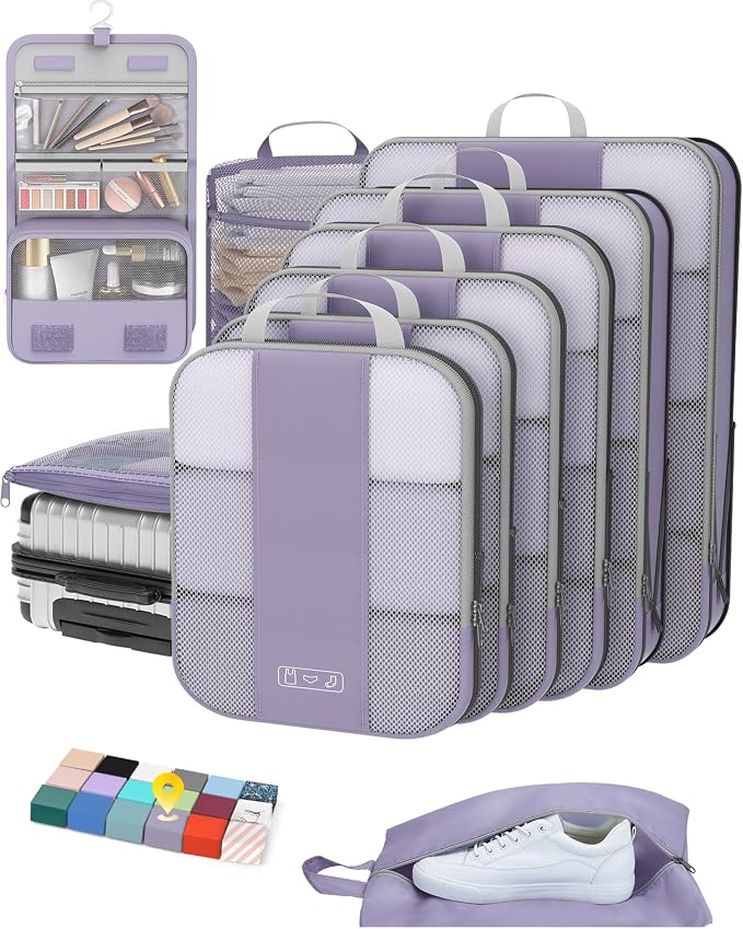 10 Set Compression Packing Cubes by OlarHike