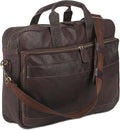 Leather briefcase 18 Inch Laptop Messenger Bags by KomalsPassionLeather