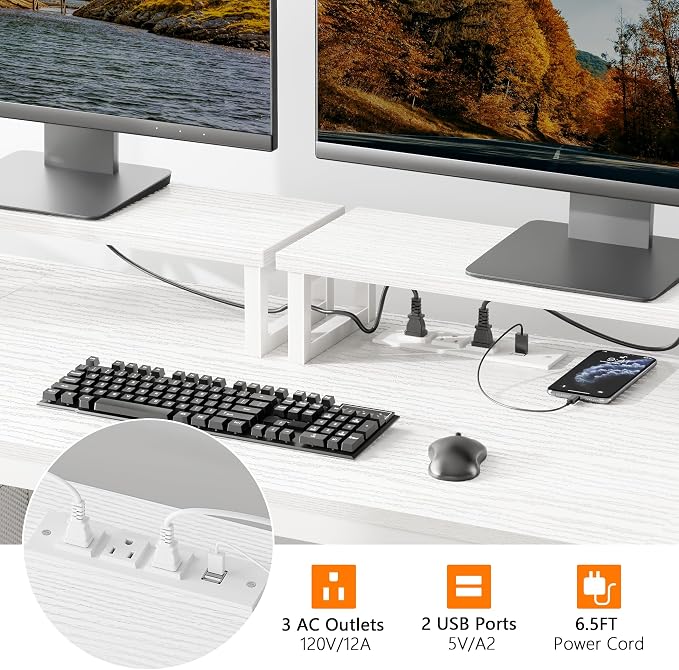 Furologee 55" Computer Desk - Image 6