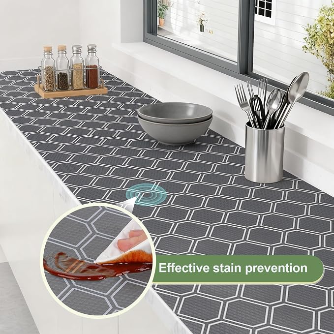 Non Adhesive Shelf Liner, Waterproof Drawer Liners - Image 3