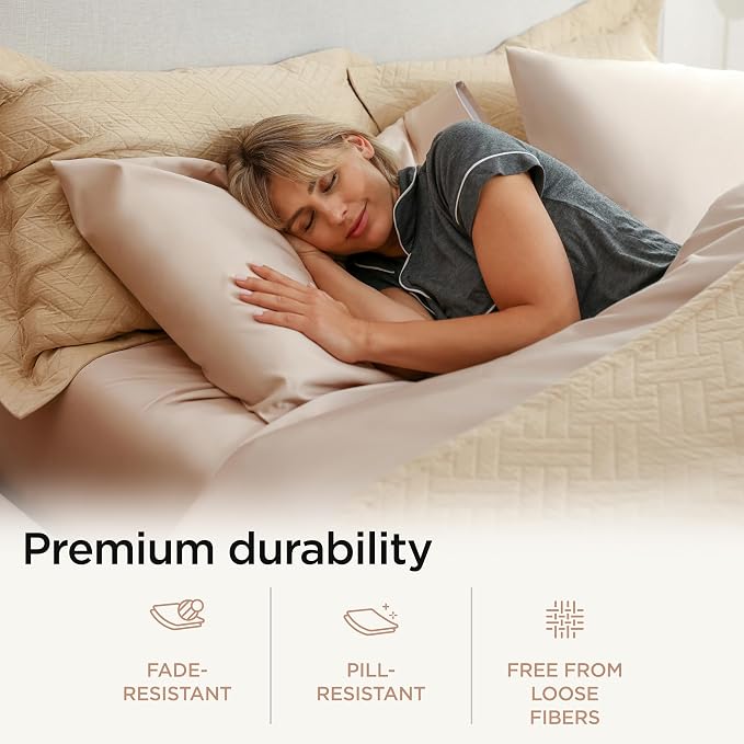 Threadmill American Supima King Size Sheets Set | 656 Thread Count 4 Piece - Image 4