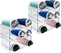 6 Pack Water Bottle Organizer, Stackable Kitchen Home Pantry Organization and by Spaclear