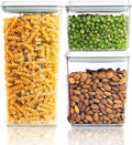 Pop Top Food Storage Containers, Leakproof Pantry Food Storage Containers by Tourdeus