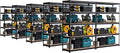 HOMEDANT 5 Tier Storage Shelves Adjustable Laminated Boltless Garage Metal by TheBestOrganizingSolution
