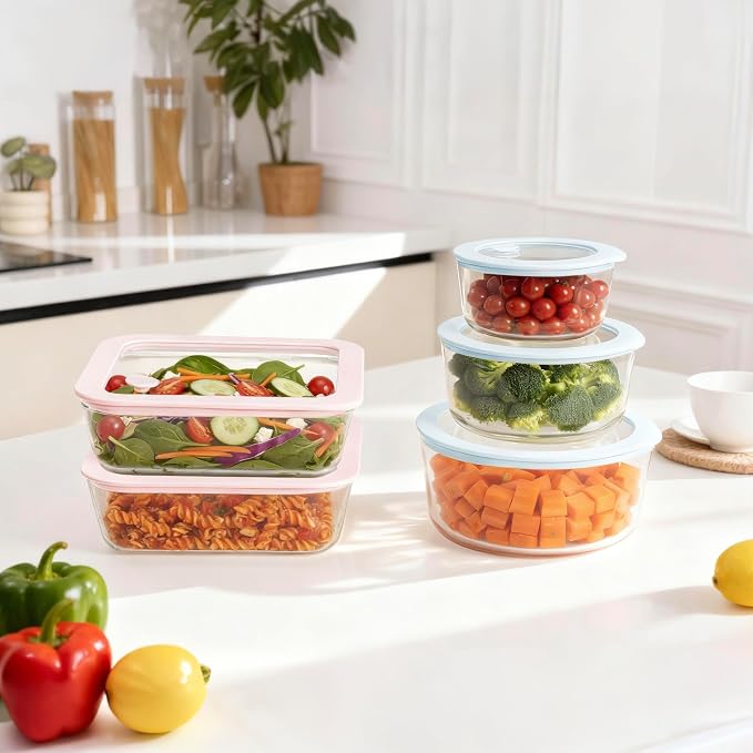 Urban Green Glass Food Container Set - Image 5