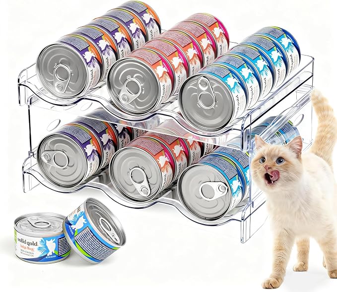 Cat Food Organizer, Can Organizer by Rvelidode