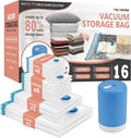 16 Pack Travel Vacuum Storage Bags by CozyEssential