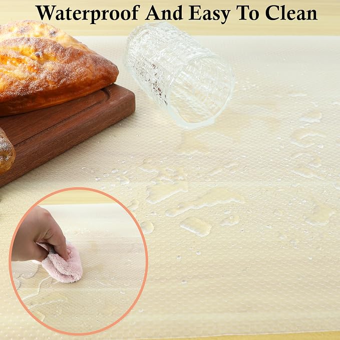 Shelf Liners for Kitchen Cabinets Non Adhesive 20 Inch Wide X 20 Ft Drawer - Image 2