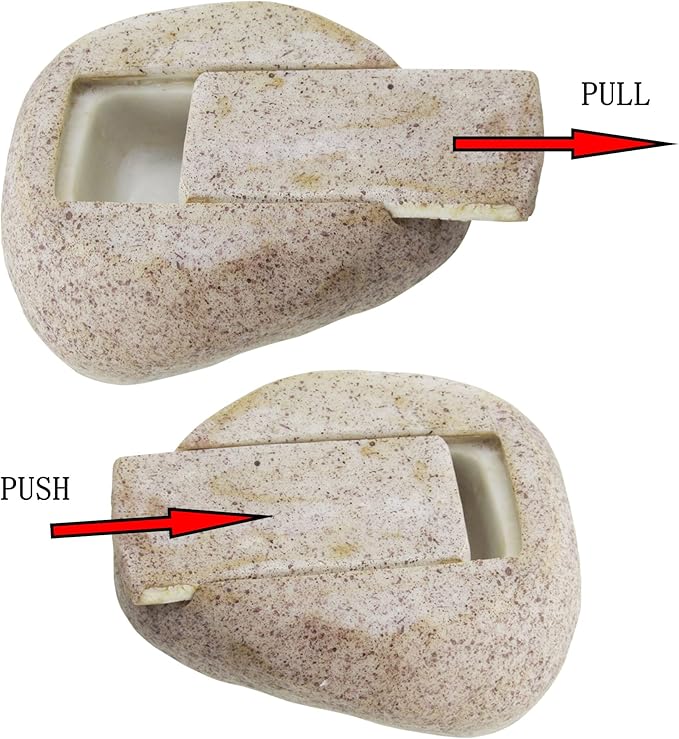 Fake Rock Key Hider Decoration Safe Holder - Image 3