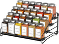 4 Tier Spice Rack for Cabinet, Spice Rack Organizer, Depth Adjustable Spice by BOIVSHI