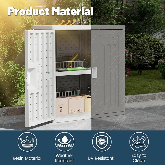 Amopatio Outdoor Storage Cabinet Waterproof - Image 5