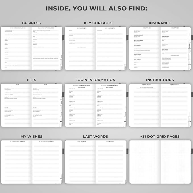 Clever Fox End of Life Planner – Final Arrangements Organizer - Image 6