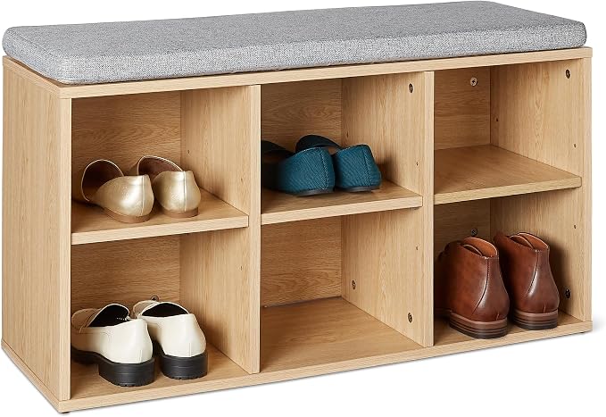 Amazon Basics Shoe Storage Bench by AmazonBasics