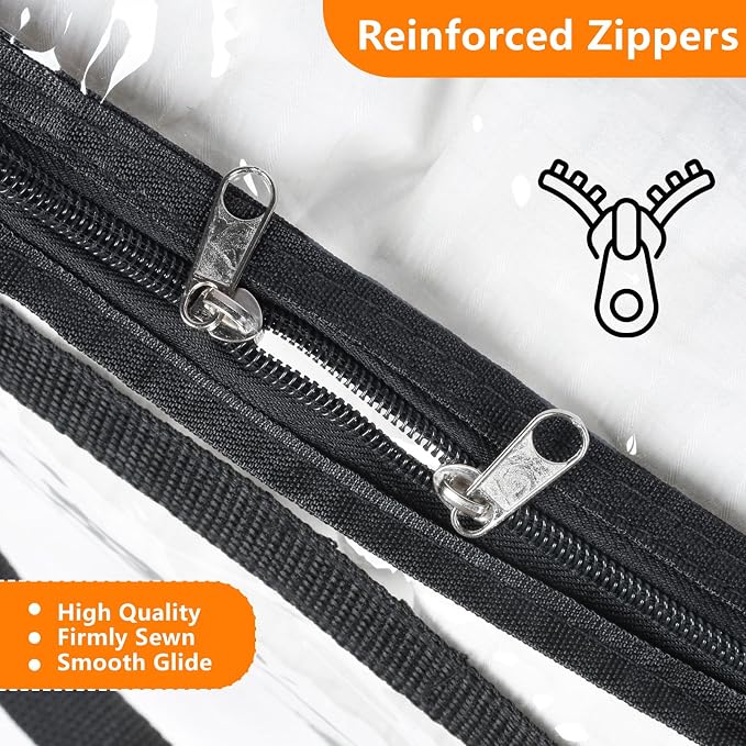 4 Pack Clear Clothes Storage Bags, Vinyl Blanket Storage Bag - Image 8
