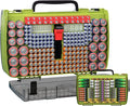 ALCYON Large Capacity 269 Battery Organizer Storage Case by ALCYON
